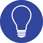 Lightbulb icon illustrating a solution driven approach