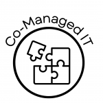CO-Managed IT headline with puzzle icon showing working with companies IT teams