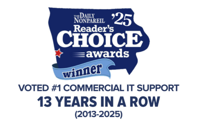 Daily Nonpareil Reader's Choice winner award banner